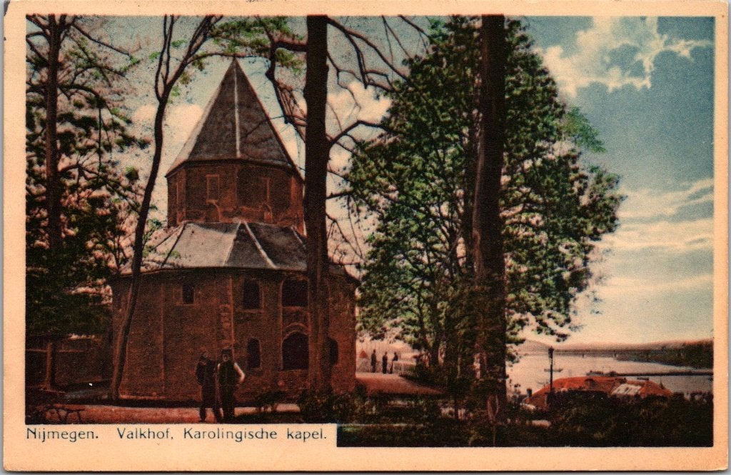 Nijmegen - 12 oude ansichtkaarten Valkhof VIII, Verzamelen, Ansichtkaarten | Nederland, Verzenden, 1960 tot 1980, Gelopen, Gelderland