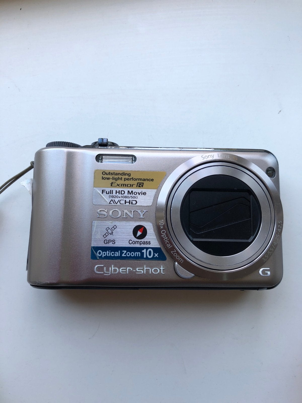 Sony Cyber-shot DSC-HX5 Compactcamera met 10x optische zoom, Gebruikt, GPS, Ophalen of Verzenden, Compactcamera