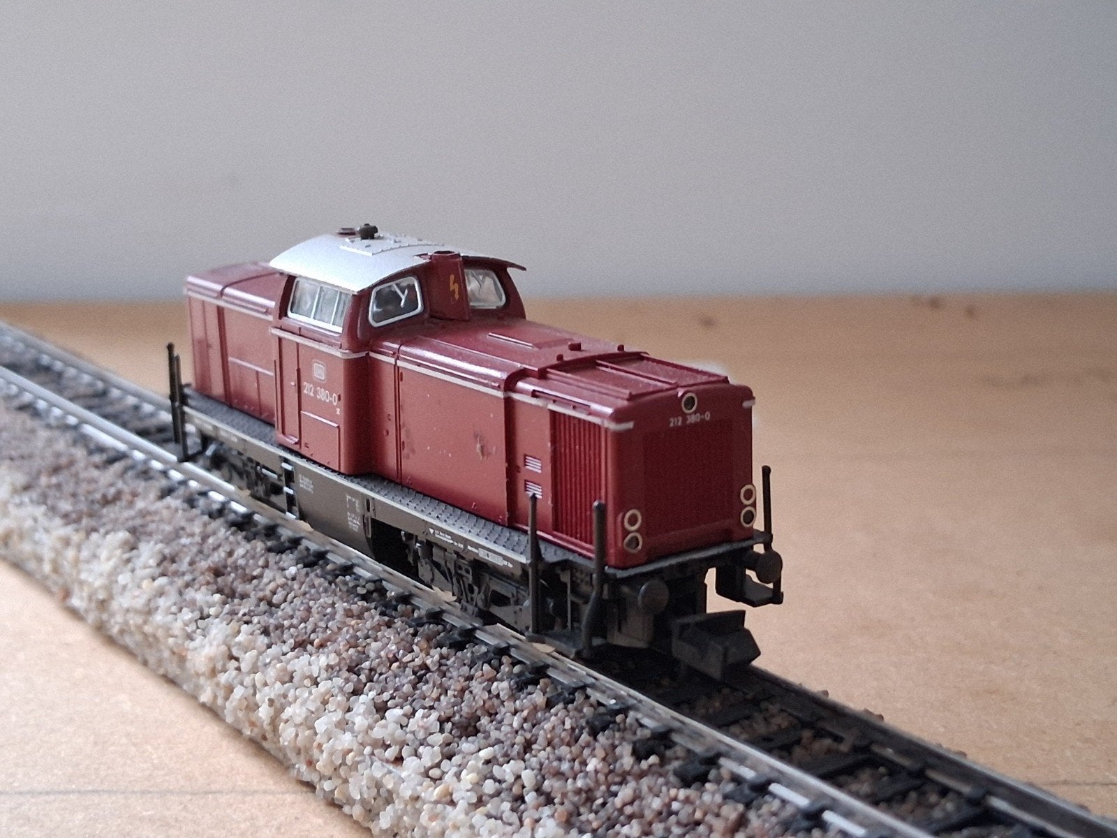Fleischmann dieselloc BR 212 N-spoor, Gebruikt, Verzenden, Fleischmann, Analoog