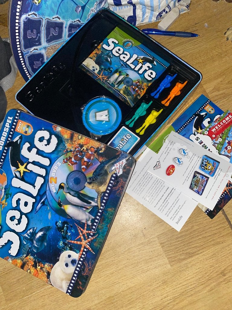 Sealife bordspel met dvd, Drie of vier spelers, Ophalen of Verzenden, Nieuw, Identity Games International BV