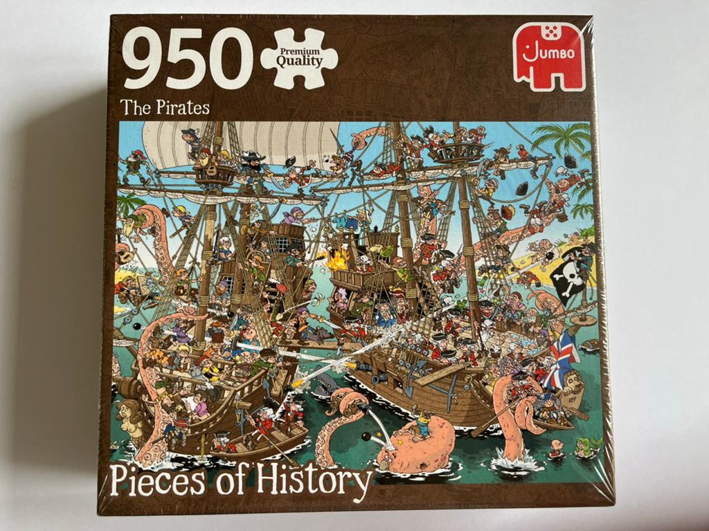Jumbo Pieces of History- The Vikings, Hobby en Vrije tijd, Denksport en Puzzels, Ophalen of Verzenden, 500 t/m 1500 stukjes, Nieuw