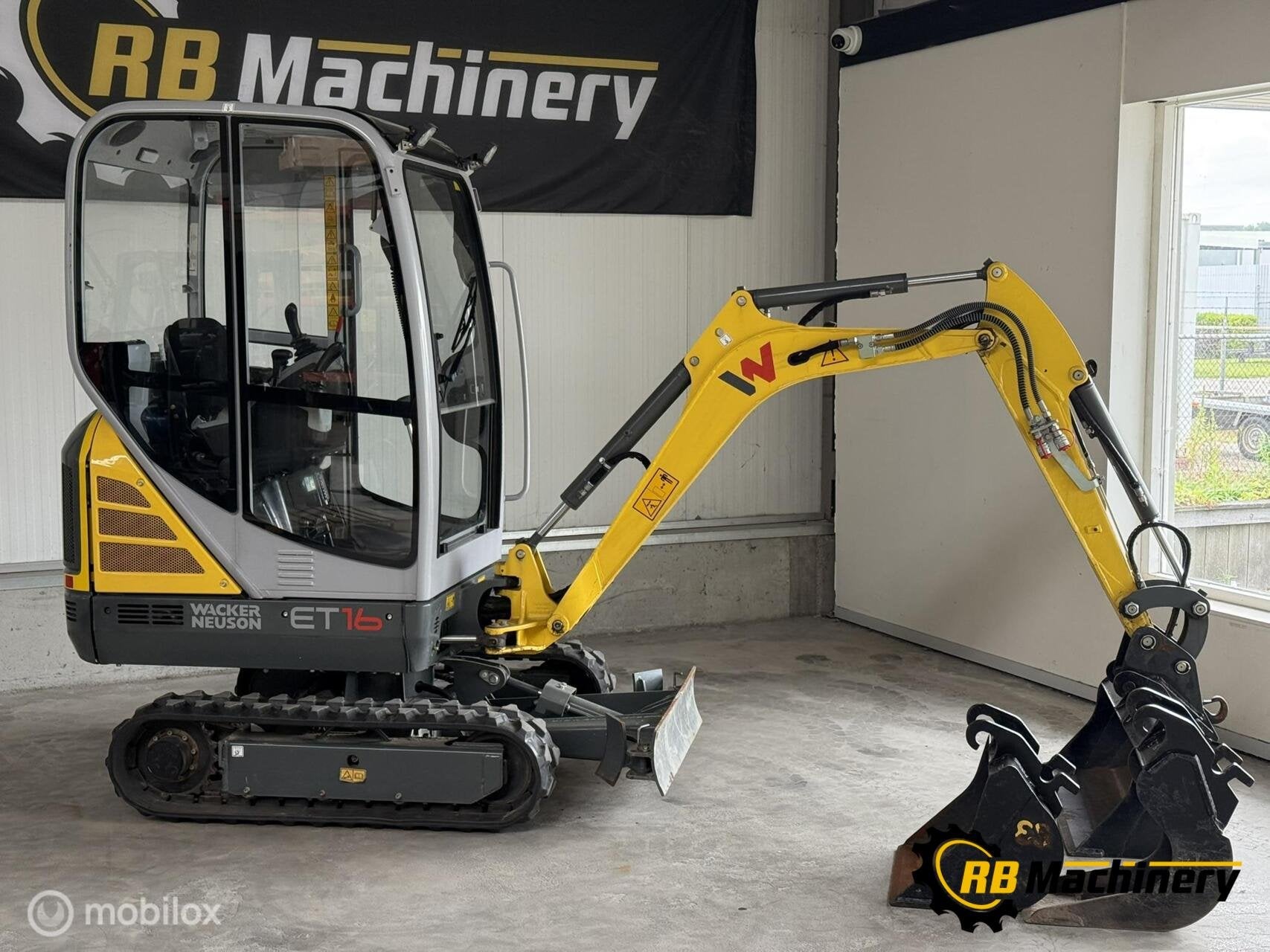 Wackerneuson ET16 Weinig uren! Bouwjaar 2022, Graafmachine