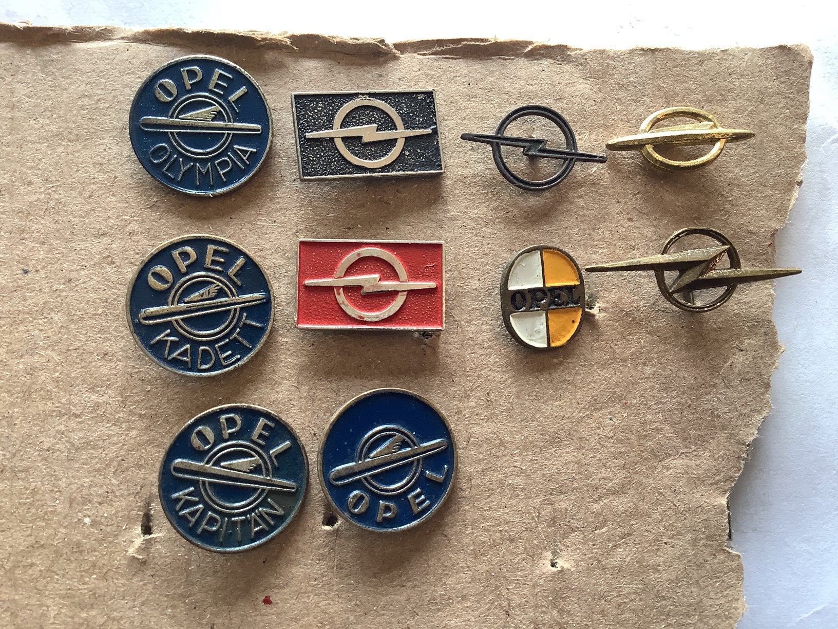 10 speldjes Opel, Ophalen of Verzenden, Gebruikt, Overige onderwerpen