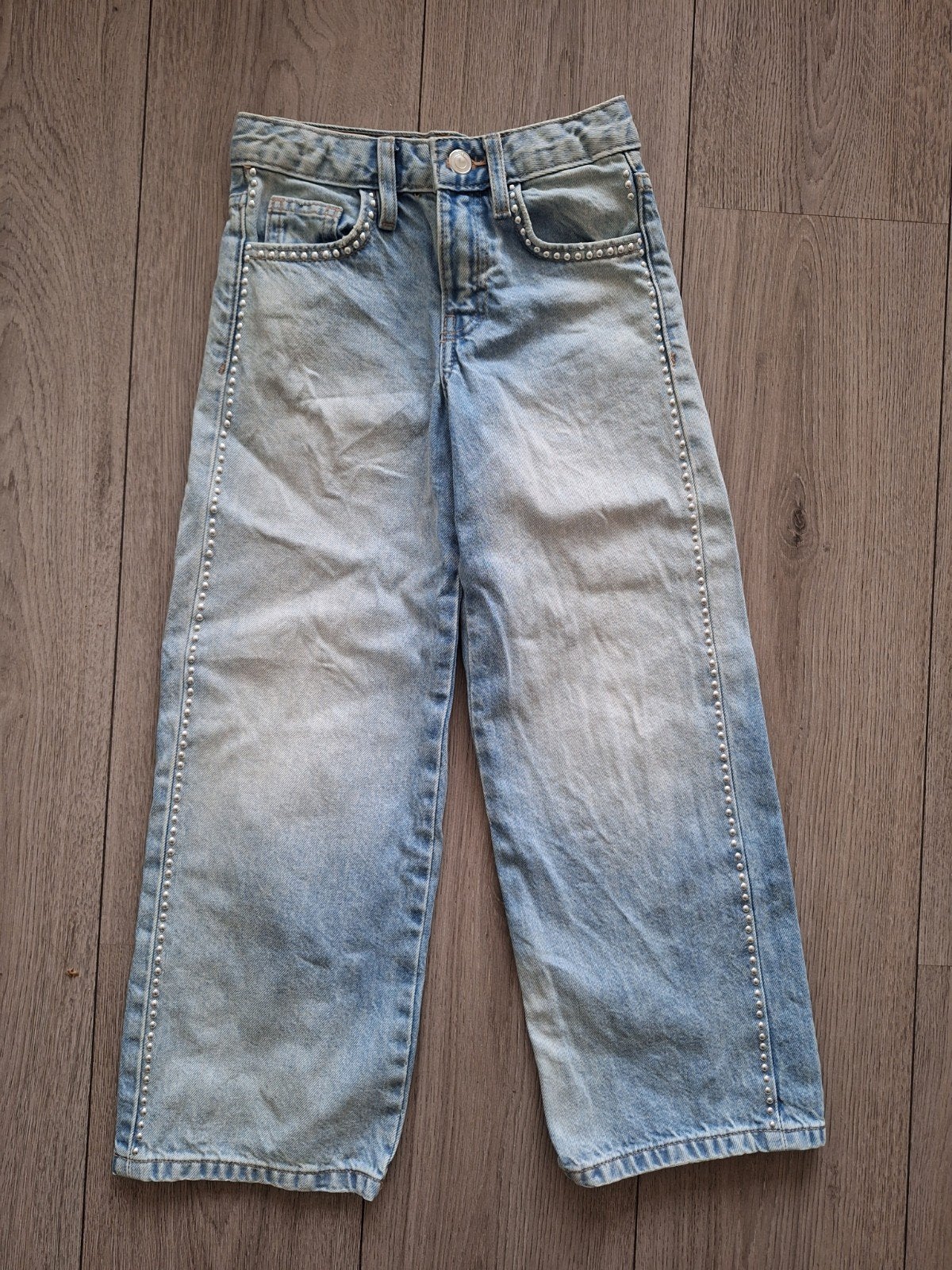 Spijkerbroek Zara, Broek, Meisje, Ophalen of Verzenden, Zo goed als nieuw