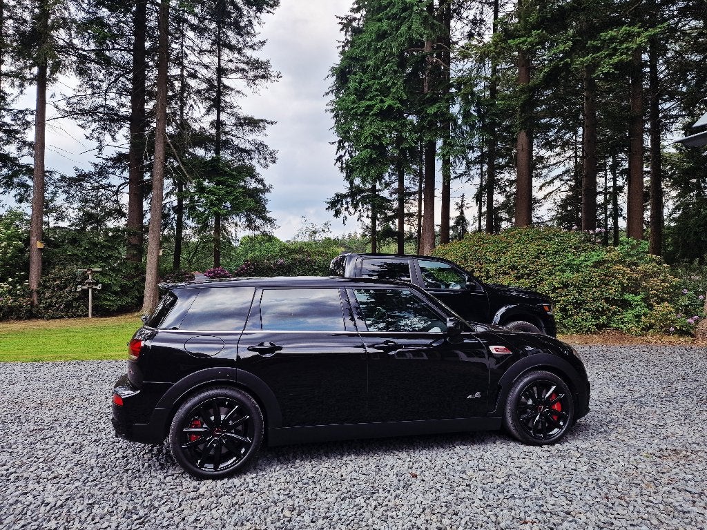 Clubman JCW All4 | 2e eig. | 79 dkm | AUT | BTW | Pano | NAP, Auto's, Automaat, 4 cilinders, Zwart, Leder