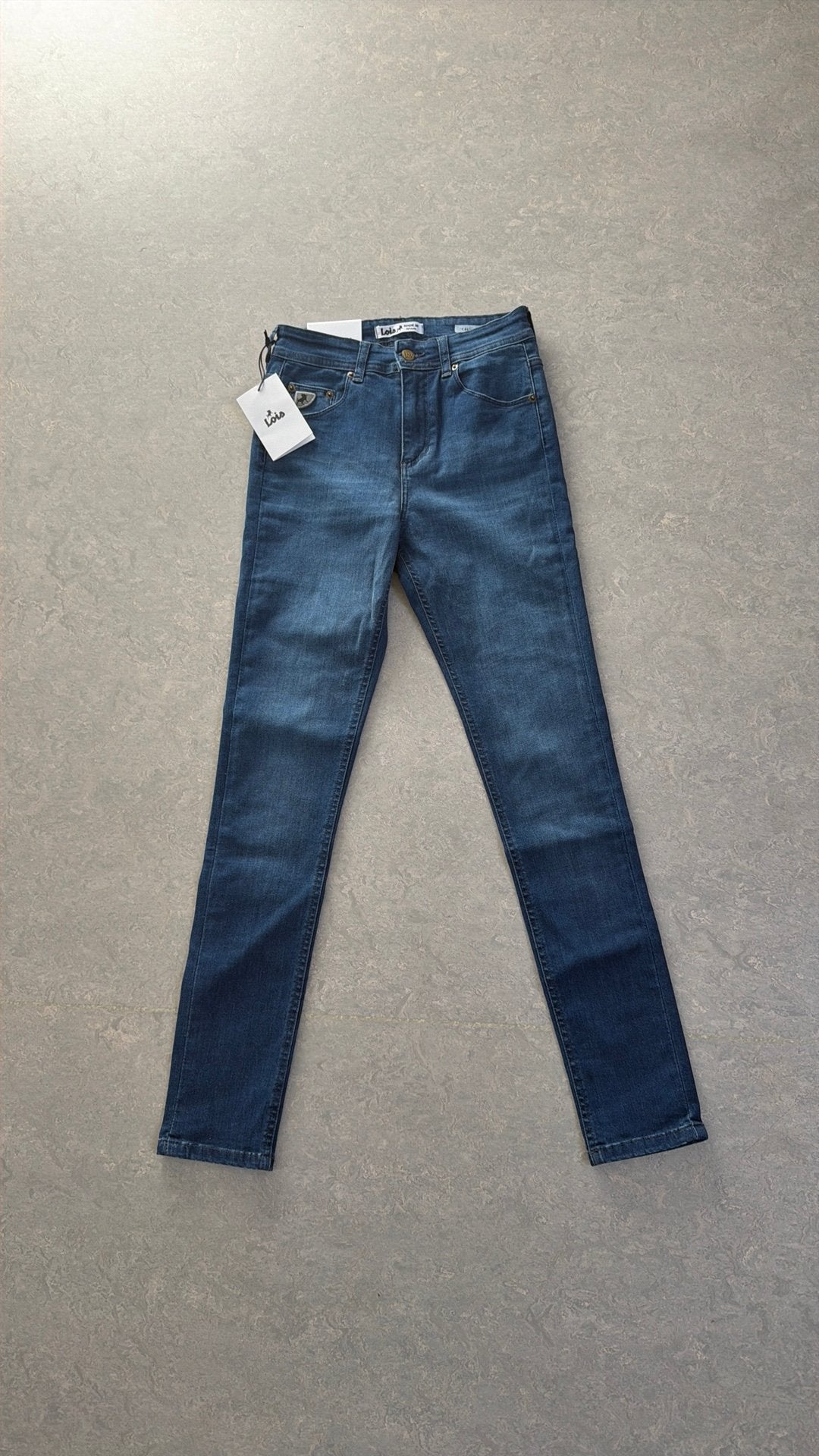 Lois high rise skinny maat 28-34, Kleding | Dames, Ophalen of Verzenden, Nieuw, Blauw, W28 - W29 (confectie 36)