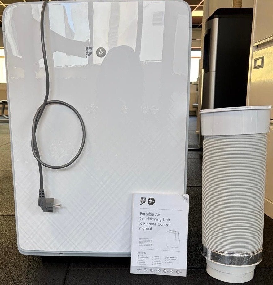 Aspen AX 3007/1 Mobiele Airco - 12000 BTU, Fluisterstil, Ophalen, Timer, 3 snelheden of meer, Zo goed als nieuw
