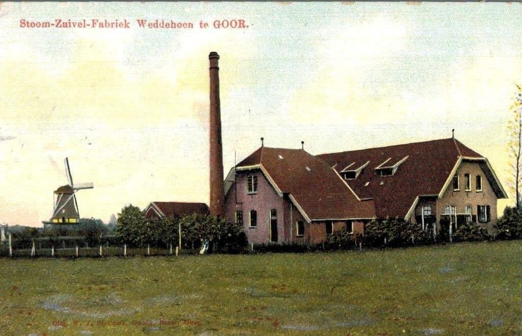 GOOR Stoom-Zuivel-Fabriek Weddehoen, Verzamelen, Ophalen of Verzenden, Voor 1920, Gelopen, Overijssel