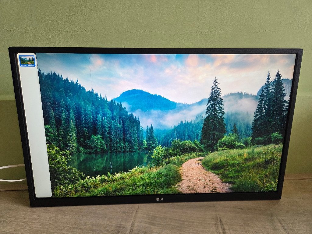 LG 27UL500-W (dode lijn in beeld), Ophalen, Ultra HD (4K), DisplayPort, Niet werkend