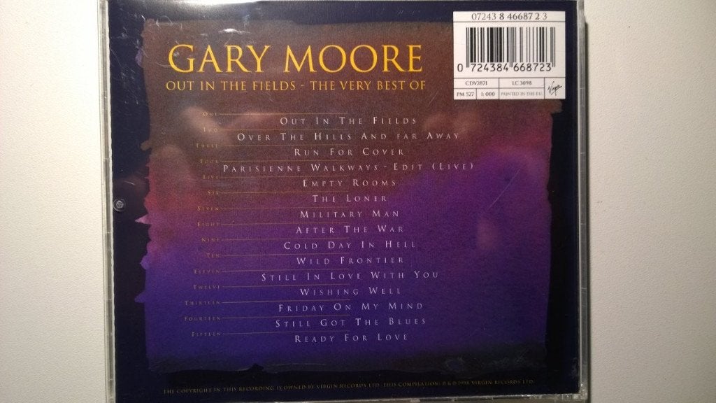 Gary Moore - Out In The Fields The Very Best Of, Ophalen of Verzenden, Zo goed als nieuw, Blues, Album