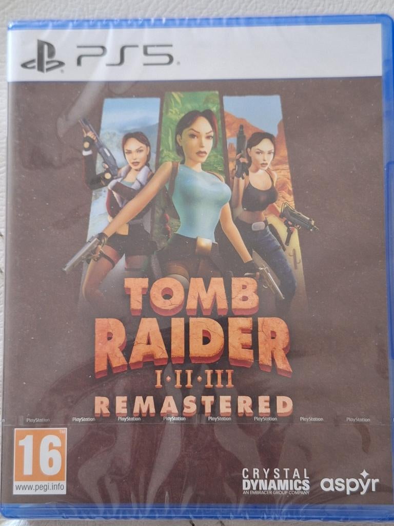 Tomb Raider I-II-III Remastered PS5 - Nieuw in seal!, Spelcomputers en Games, Games | Sony PlayStation 5, Avontuur en Actie, Verzenden