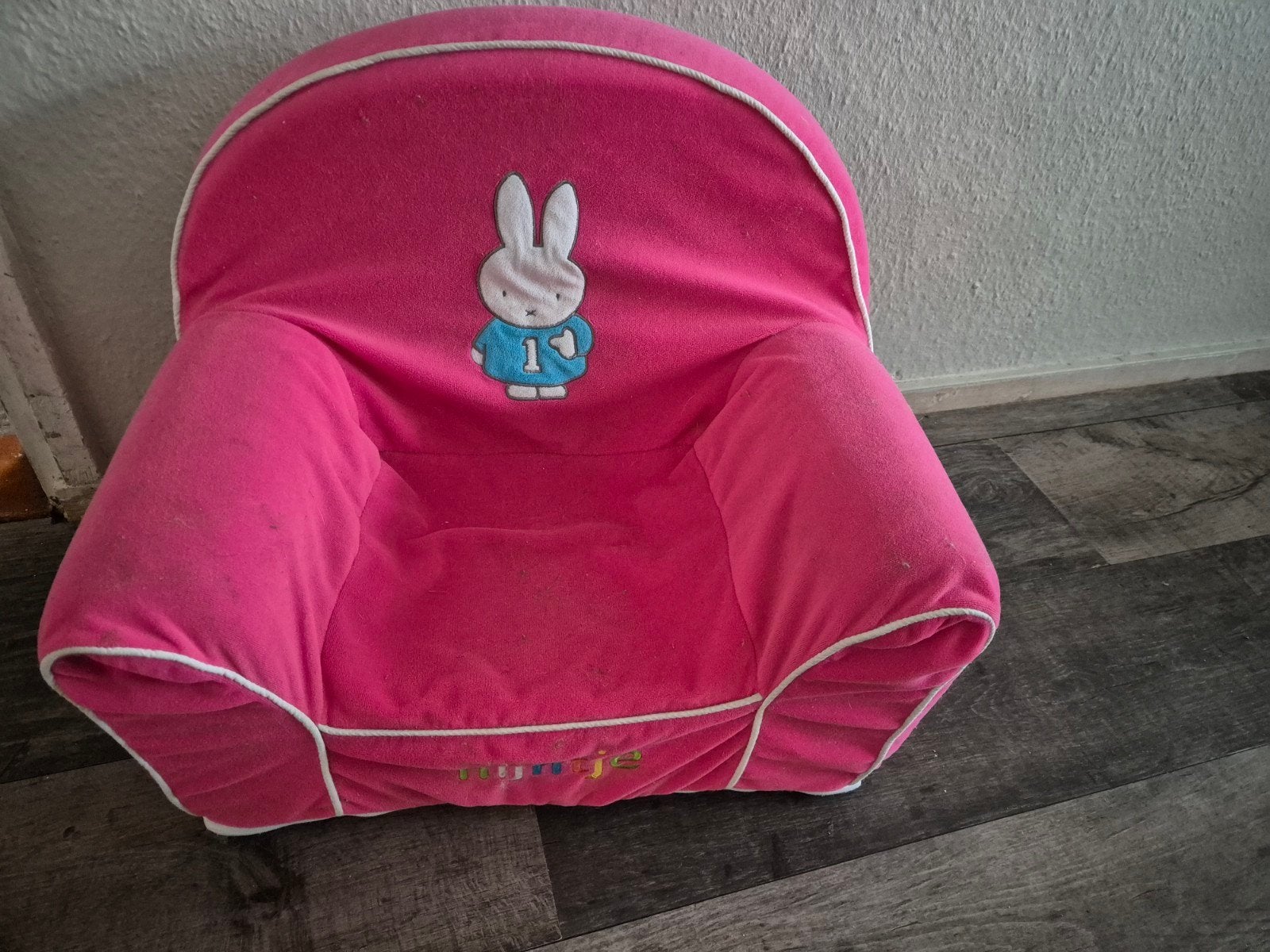 Roze Nijntje kinderstoel - hoes kan gewassen worden, Ophalen, Gebruikt, Stoel