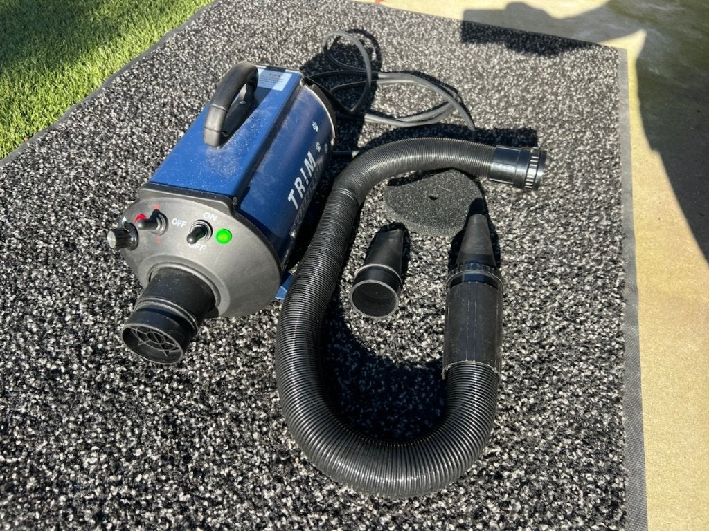 TRIM Doubleblaster ST-01 waterblazer hond 2200W, Overige merken, Ophalen, Zo goed als nieuw, Waterblazer/föhn