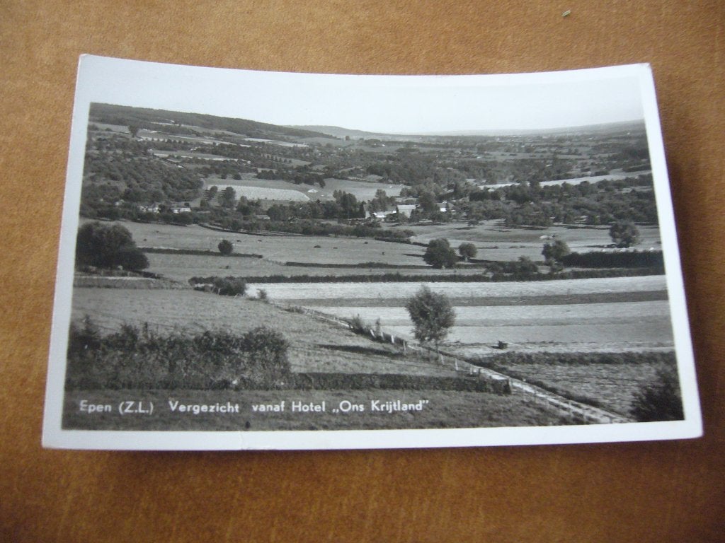 EPEN Z.L.  =  VERGEZICHT VANAF HOTEL ONS KRIJTLAND, Verzenden, 1940 tot 1960, Gelopen