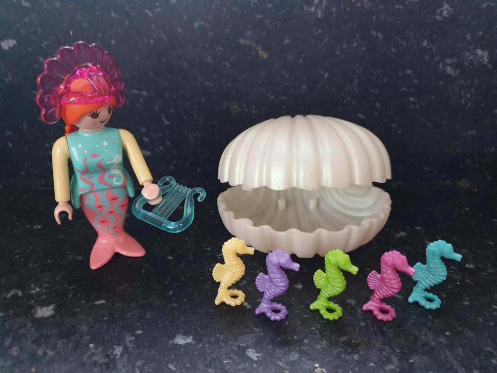 Playmobil 4813 Zeemeermin met zeepaardjes, Ophalen of Verzenden, Zo goed als nieuw, Complete set