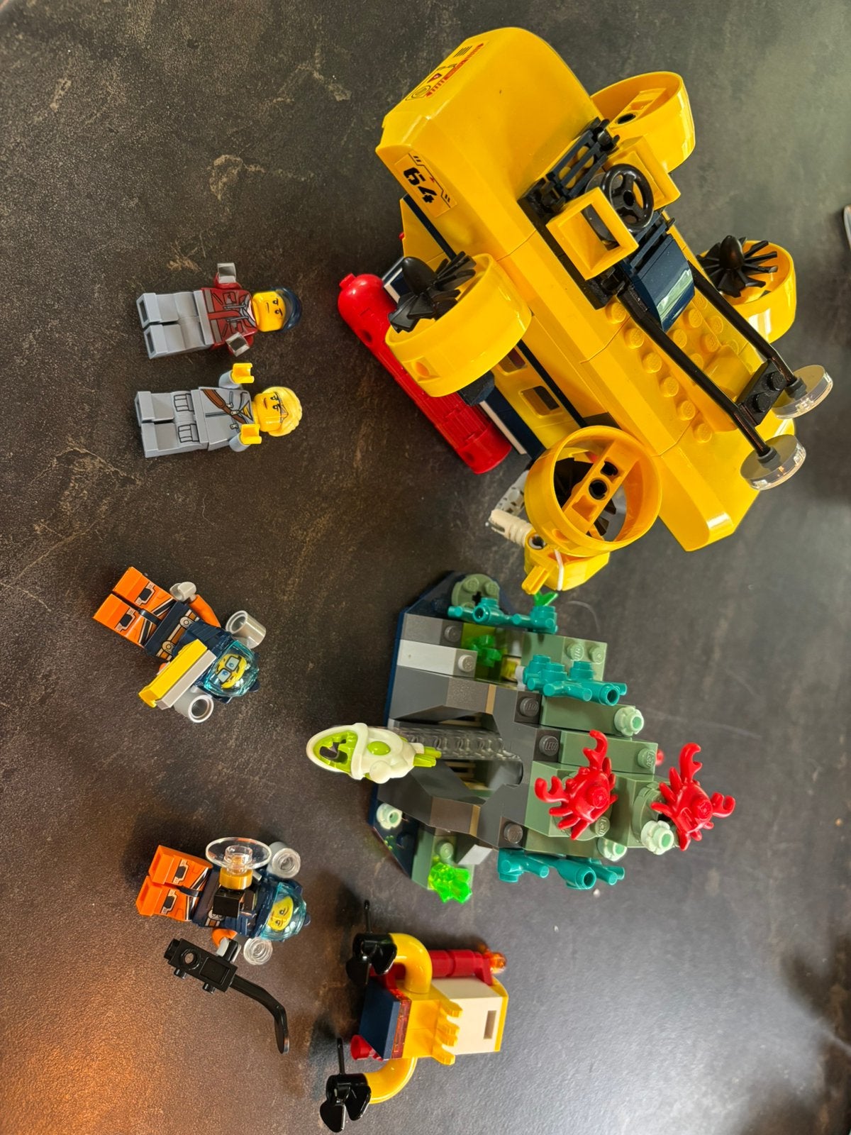LEGO City onderzeeboot en duikers 60264, Ophalen of Verzenden, Zo goed als nieuw