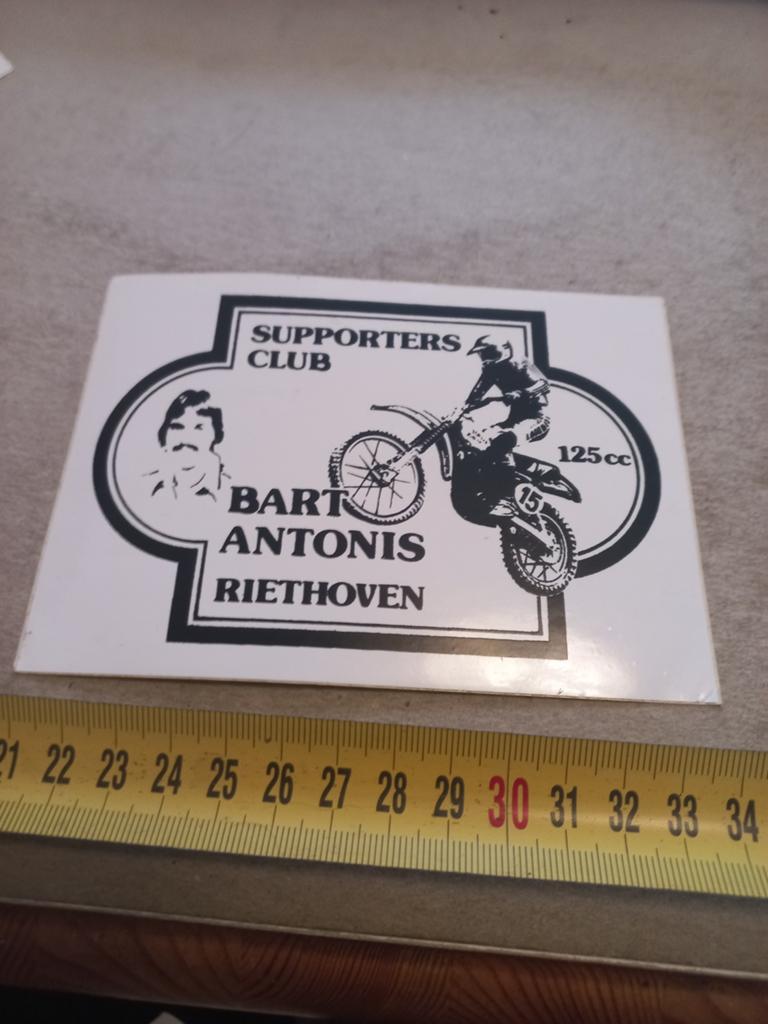 Supportersclub bart antonis 125 cc Riethoven, Ophalen of Verzenden, Zo goed als nieuw