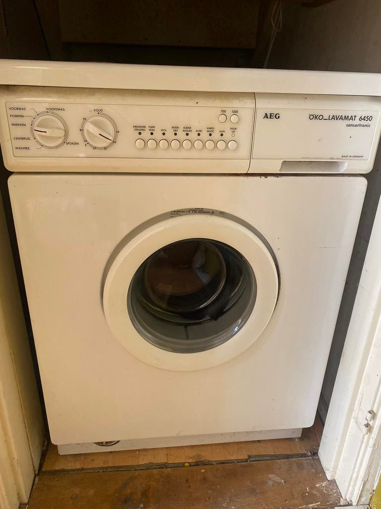 Wasmachine, Ophalen of Verzenden, Gebruikt, 1200 tot 1600 toeren, 85 tot 90 cm