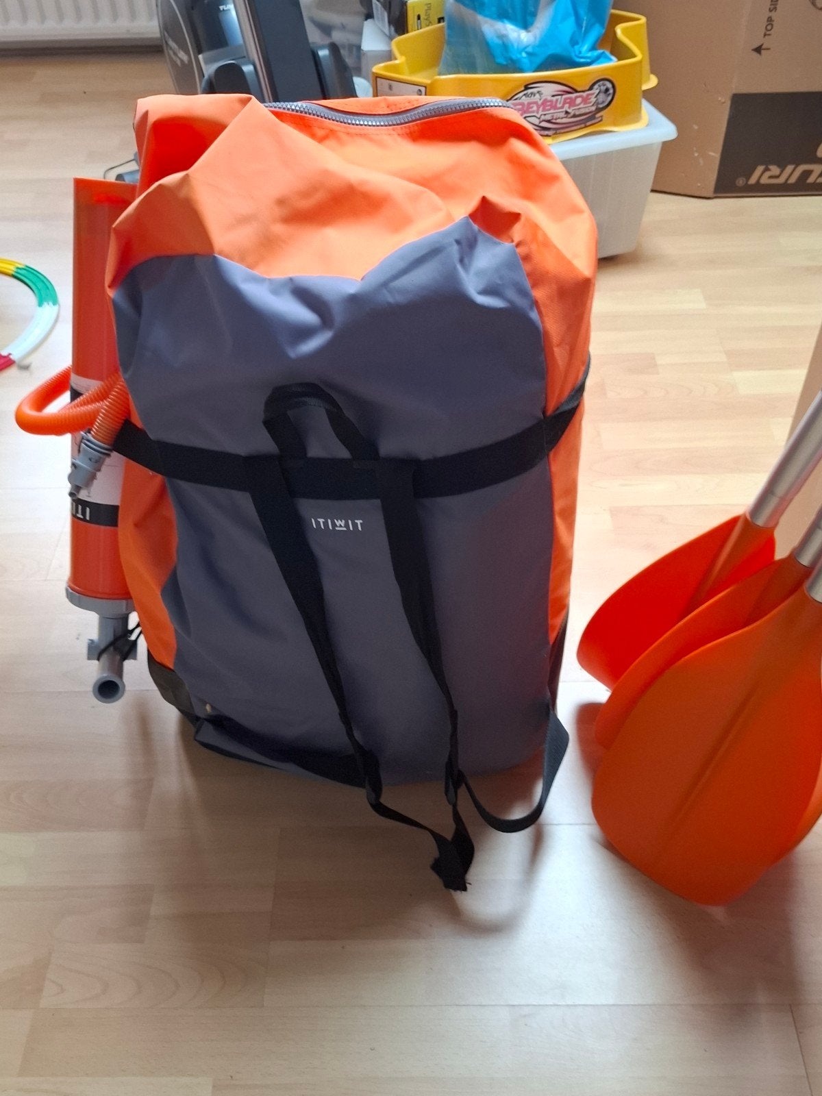 Kayak 2 p. als nieuw, Ophalen, Opblaasbaar, Zo goed als nieuw, 2-persoons