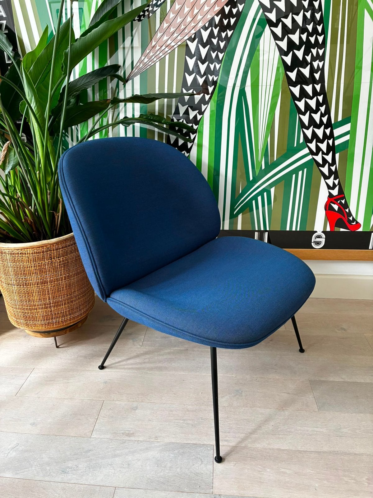 GUBI- Lounge chair, Ophalen, Gubi, 75 tot 100 cm, Zo goed als nieuw