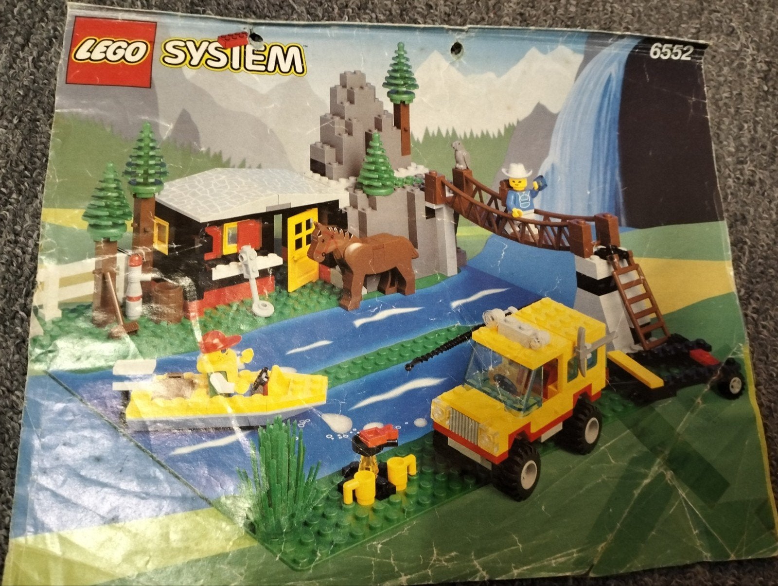 LEGO System 6552 Rocky River Retreat compleet, Overige thema's, Lego, Ophalen of Verzenden, Complete set