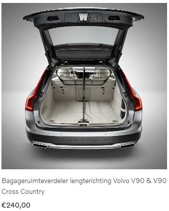 V90 hondenrek orgineel volvo, Auto diversen, Ophalen, Zo goed als nieuw