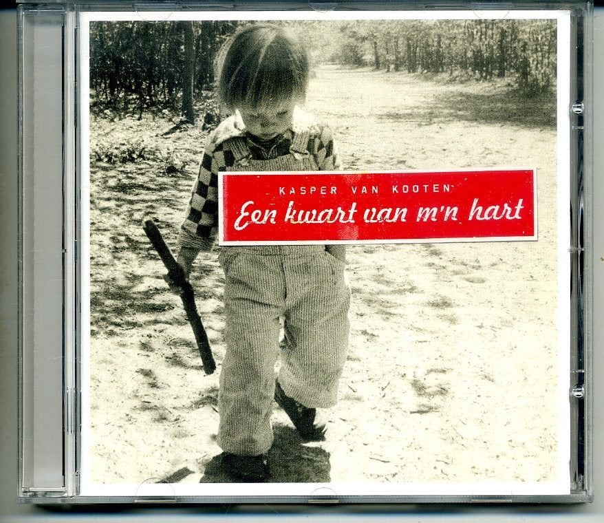 Kasper van Kooten Een kwart van m'n hart 12 nrs cd 2002 ZGAN, Ophalen of Verzenden, Zo goed als nieuw, Pop
