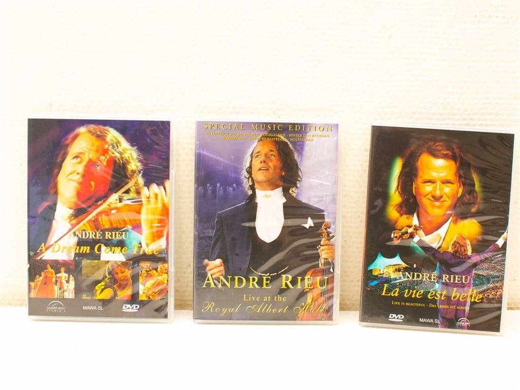 3 DVD set Andre Rieu 35996, Ophalen of Verzenden, Gebruikt