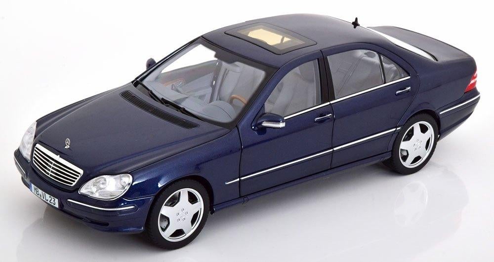 Mercedes Benz S55 AMG 2000, 1/18, Norev, Auto, ., Norev, Ophalen of Verzenden
