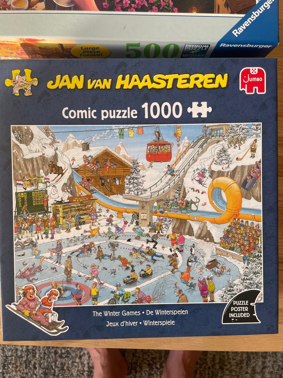 Jan van Haasteren en andere Puzzels - Diverse Thema's, Ophalen, Meer dan 50 stukjes, Gebruikt, 2 tot 4 jaar