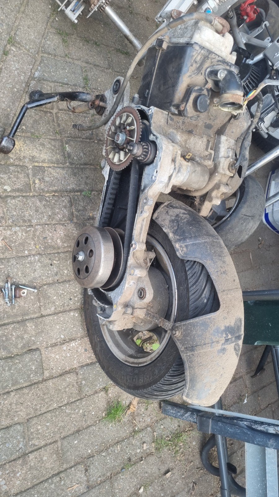 50cc retro blok met warmloper, Fietsen en Brommers, Ophalen, Gebruikt, Blok