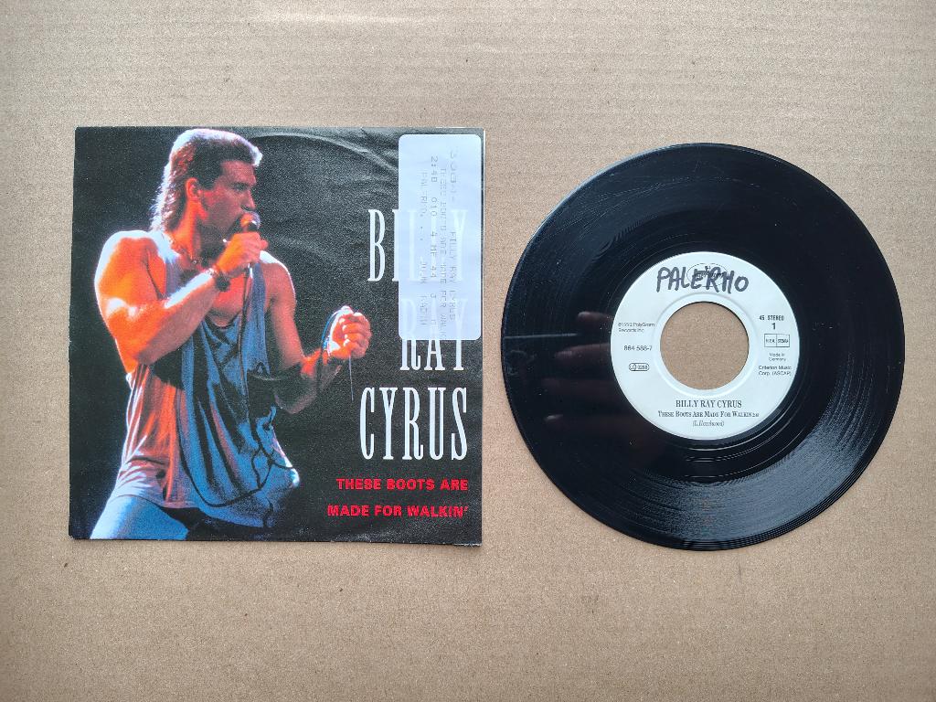 7" Single: Billy Ray Cyrus - These Boots Are Made For (1991), Cd's en Dvd's, Vinyl Singles, Verzenden, Gebruikt, 7 inch, Pop