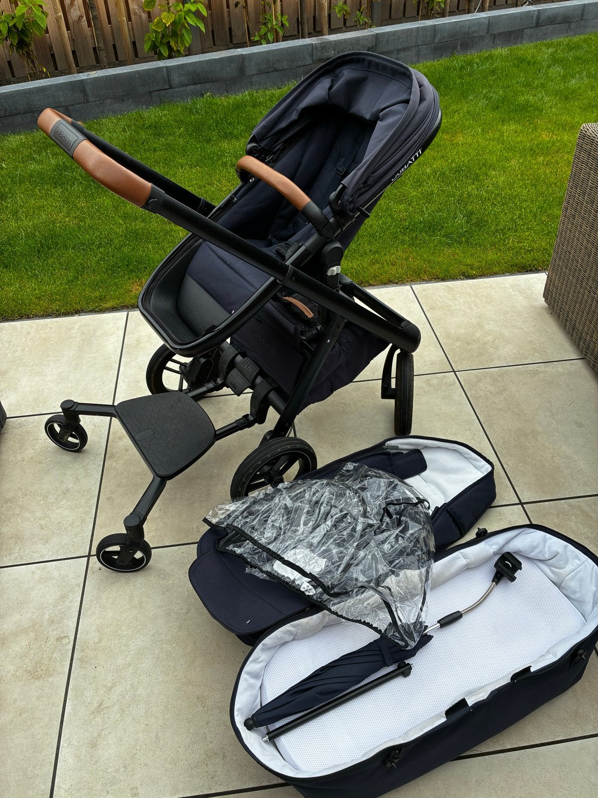 Dubatti kinderwagen met accessoires, Ophalen, Gebruikt, Kinderwagen, Overige merken