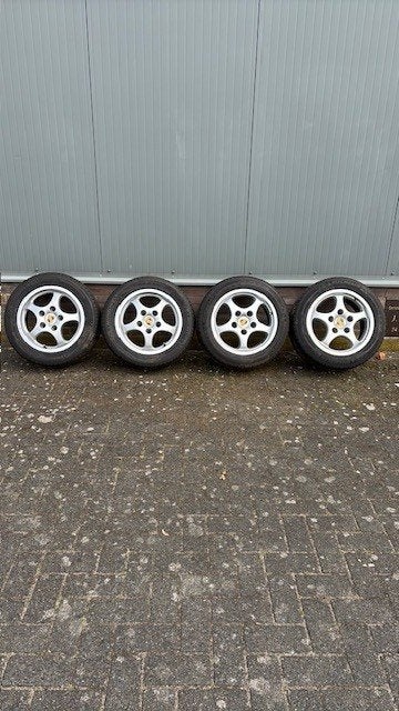 porsche velgen 16 inch, Auto-onderdelen, Ophalen, Gebruikt, Velg(en), 16 inch