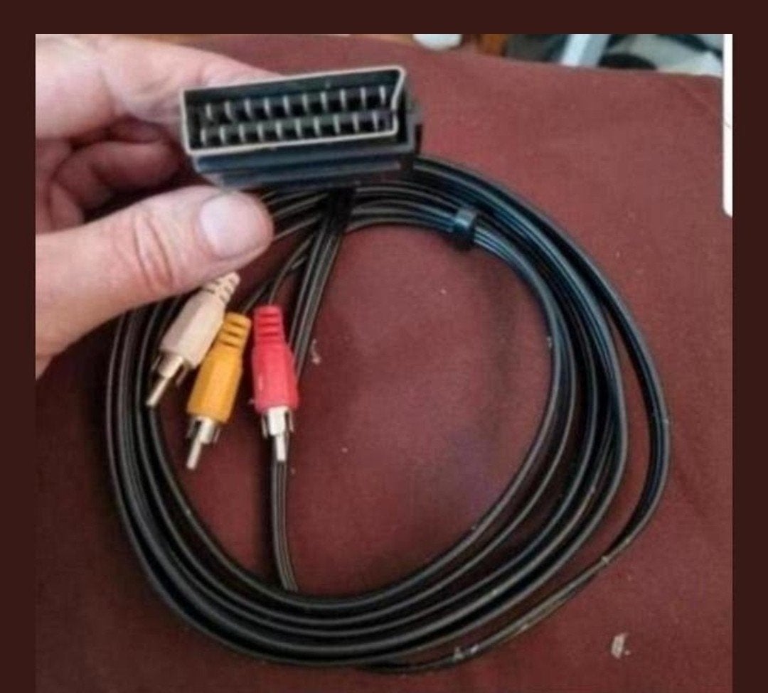 Scart – audio video kabel Gebruikt bieden, Audio, Tv en Foto, Audiokabels en Televisiekabels, Ophalen of Verzenden, Gebruikt, Minder dan 2 meter