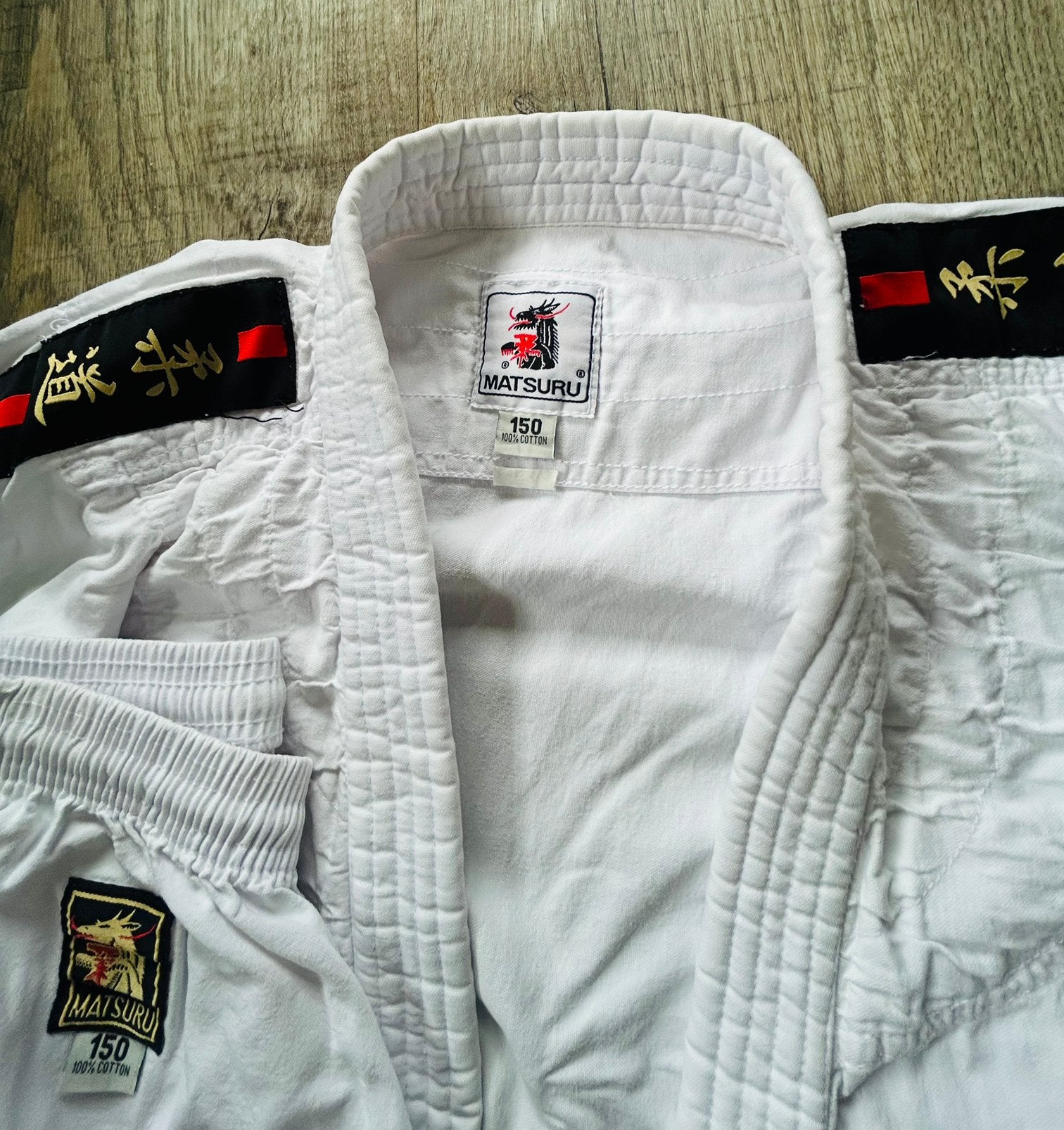 Judopak Matsuru maat 150 cm, Gebruikt, Maat XS of kleiner, Judo, Vechtsportpak