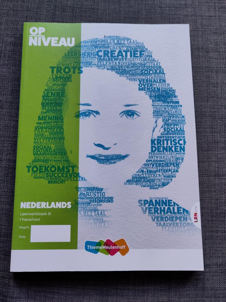 Nieuw boek B Nederlands 1 Havo Vwo - Op Niveau, Ophalen of Verzenden, Nieuw, HAVO, Nederlands