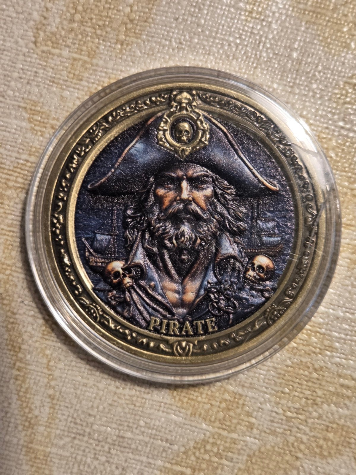 Piratenmunt - Unieke verzamelmunt met piratenmotief, Ophalen of Verzenden