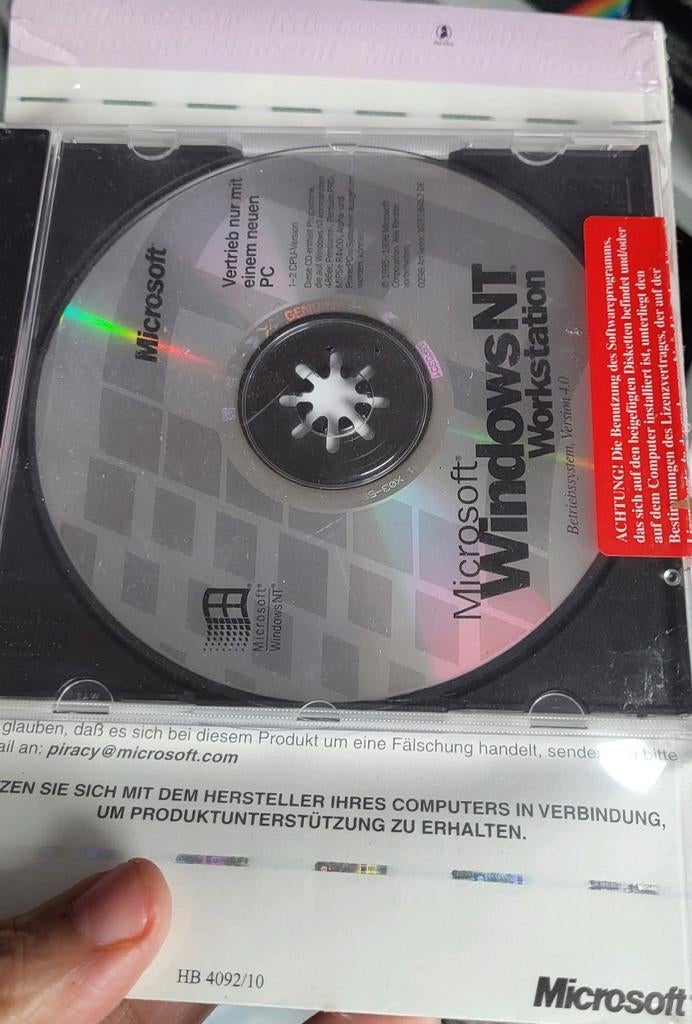 Microsoft Windows NT Workstation (sealed), Computers en Software, Besturingssoftware, Ophalen of Verzenden