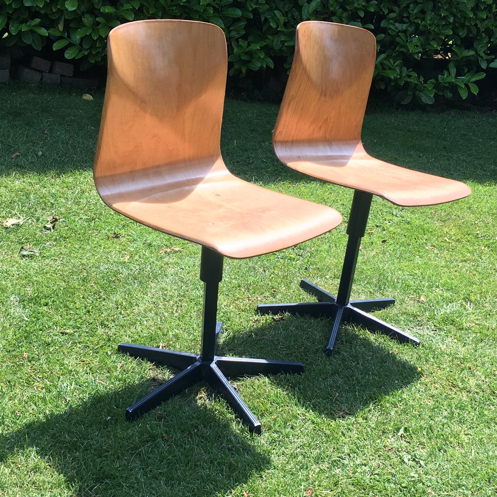 TOFFE SCHOOLSTOELTJES, Huis en Inrichting, Stoelen, Ophalen of Verzenden, Bruin, Twee