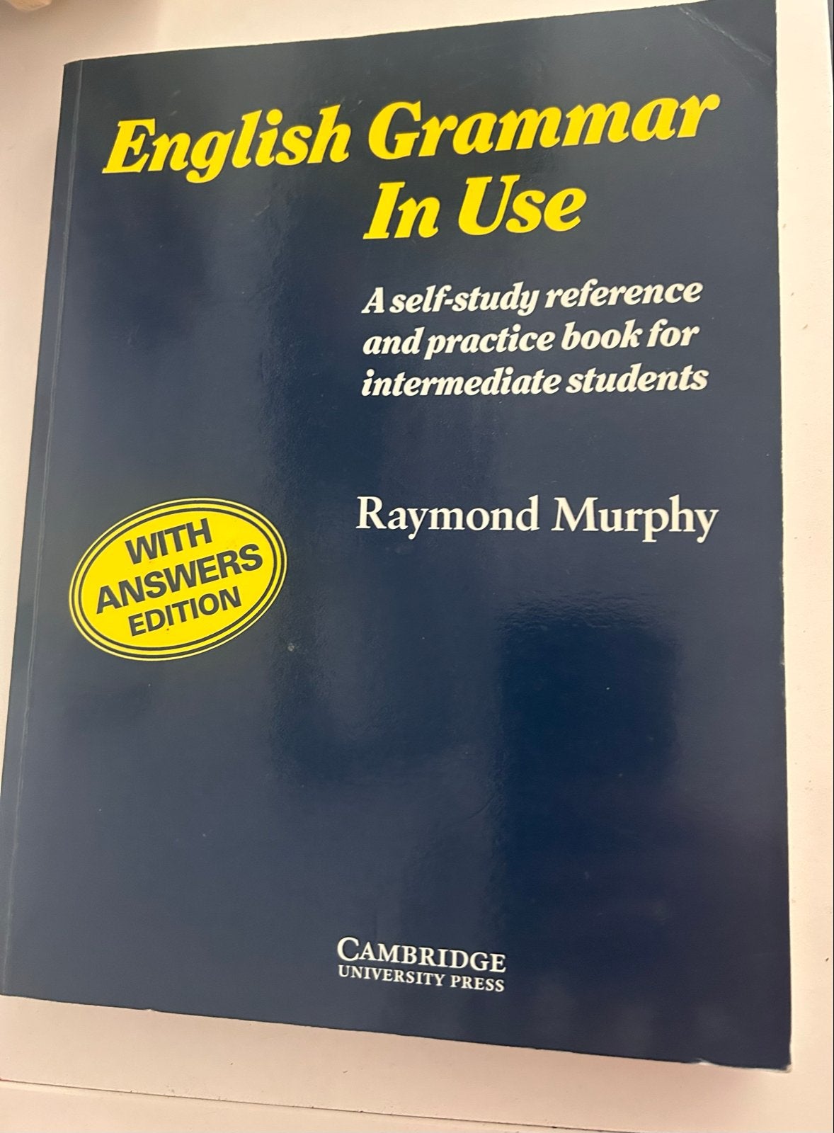 English Grammar In Use - Raymond Murphy (met antwoorden), Ophalen of Verzenden, Gelezen, Non-fictie