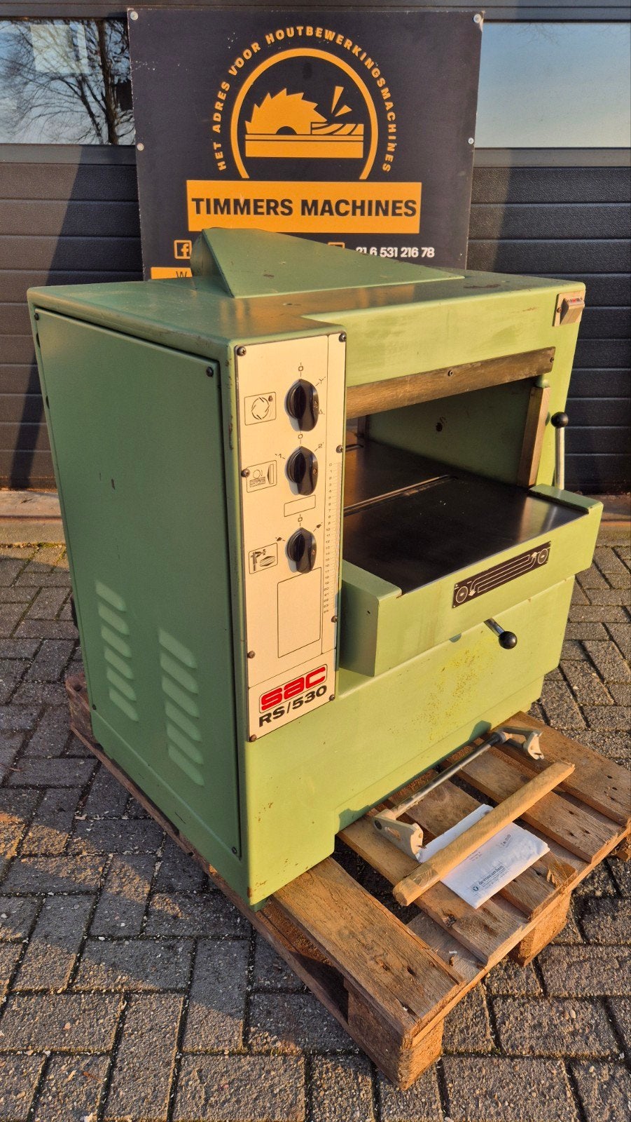 SAC vandiktebank 530mm 4 mes elektrisch hoog 1 eigenaar siko, Ophalen of Verzenden