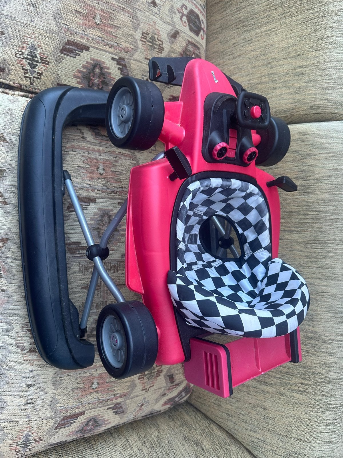Tryco F1 Racer 2-in-1 loopstoel/loopwagen – rood, Ophalen, Gebruikt