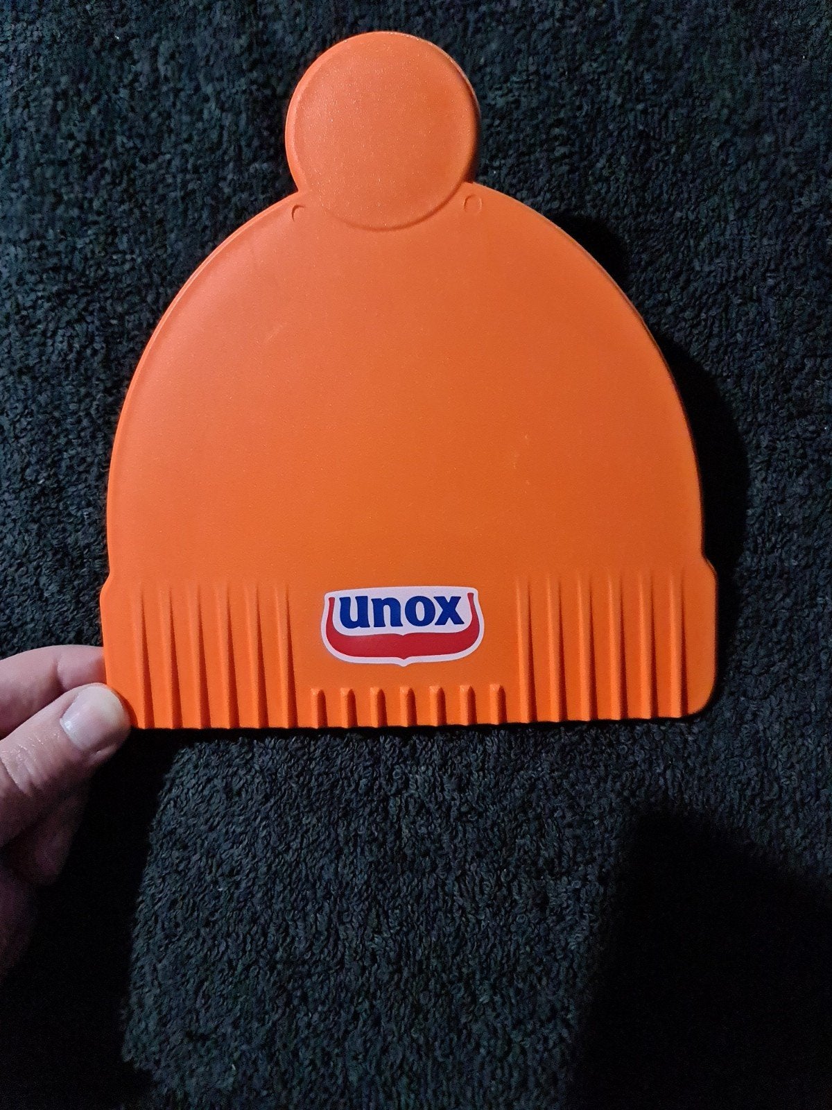 Oranje leuke wk unox ijskrabber muts voetbal nieuw, Ophalen of Verzenden