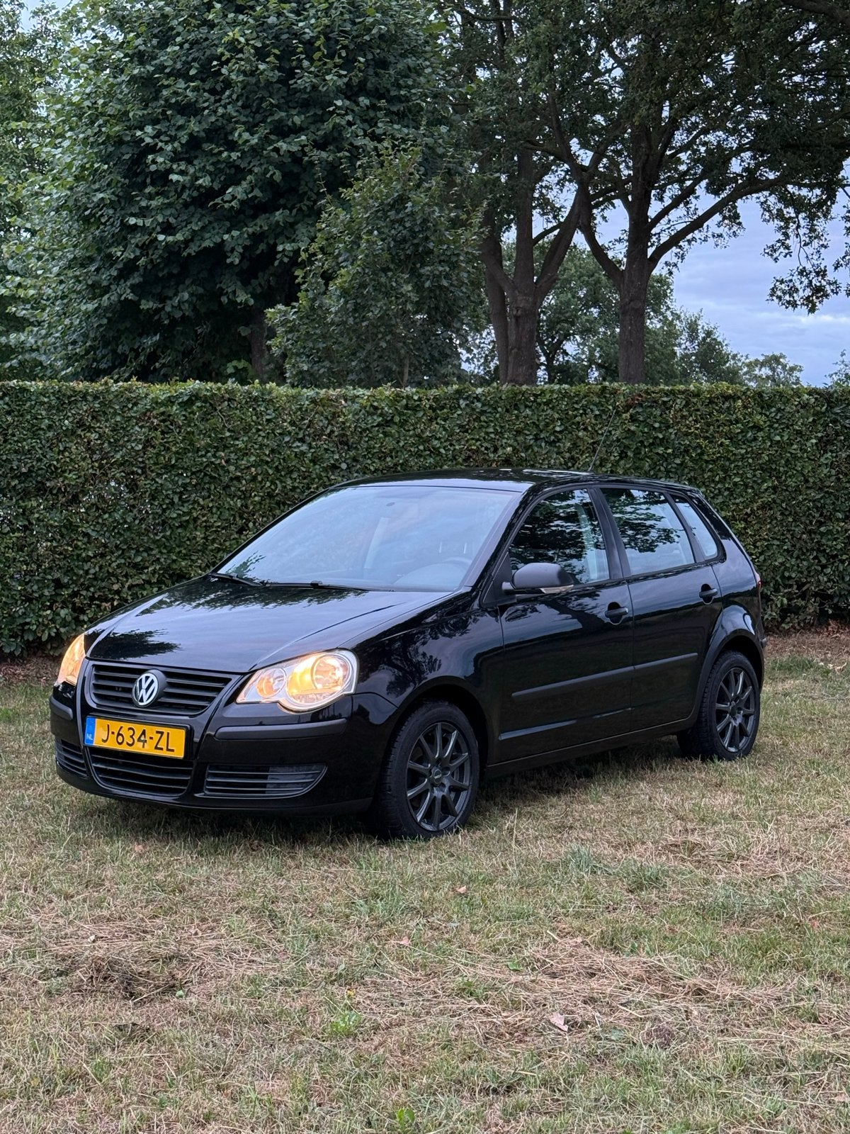 Volkswagen Polo 1.2 64PK 2006 Zwart AIRCO | 5DR, Voorwielaandrijving, 540 kg, 1198 cc, Zwart