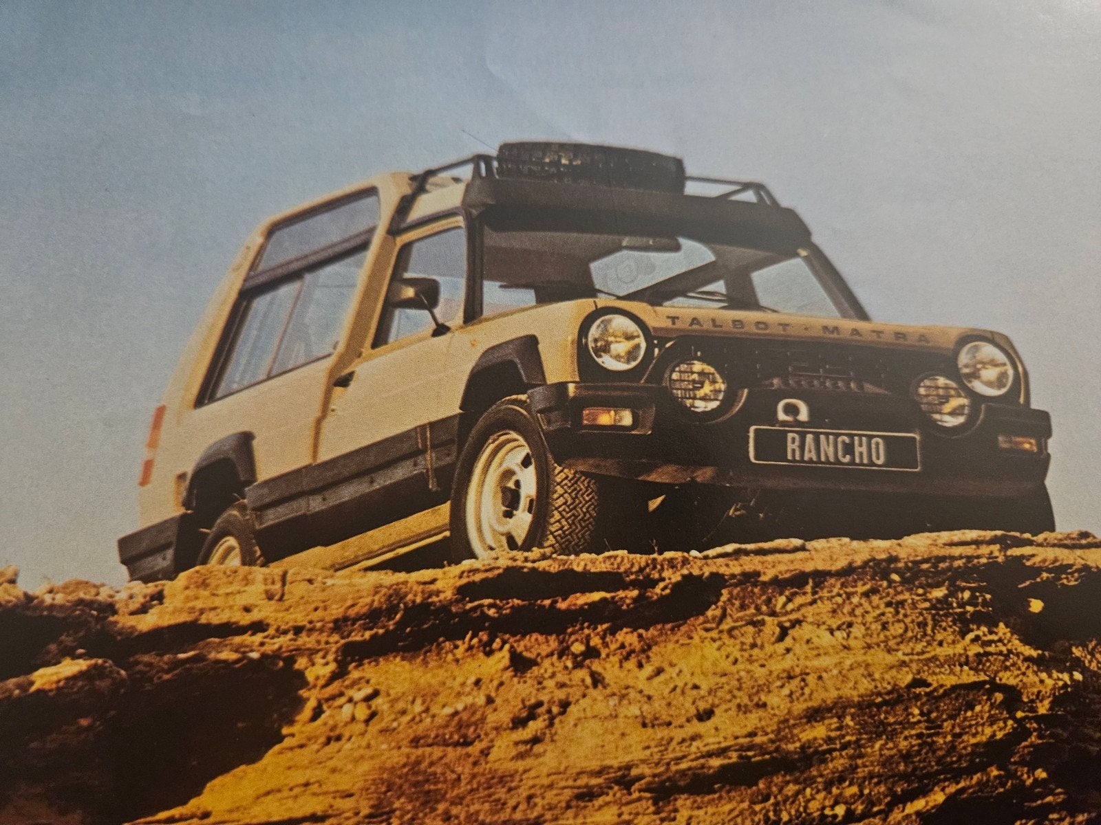 Brochure Talbot Matra Rancho 1979, Ophalen of Verzenden, Zo goed als nieuw, Overige merken