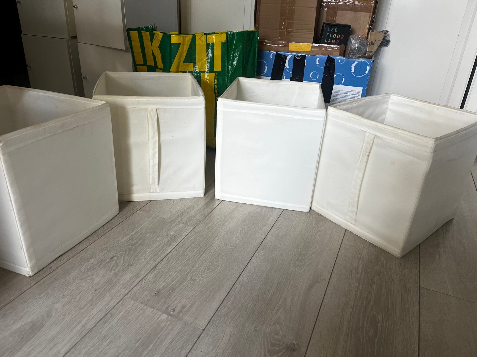 Ikea kallax inzet, manden deurtjes onderdelen zwart en wit, Huis en Inrichting, Ophalen, Zo goed als nieuw
