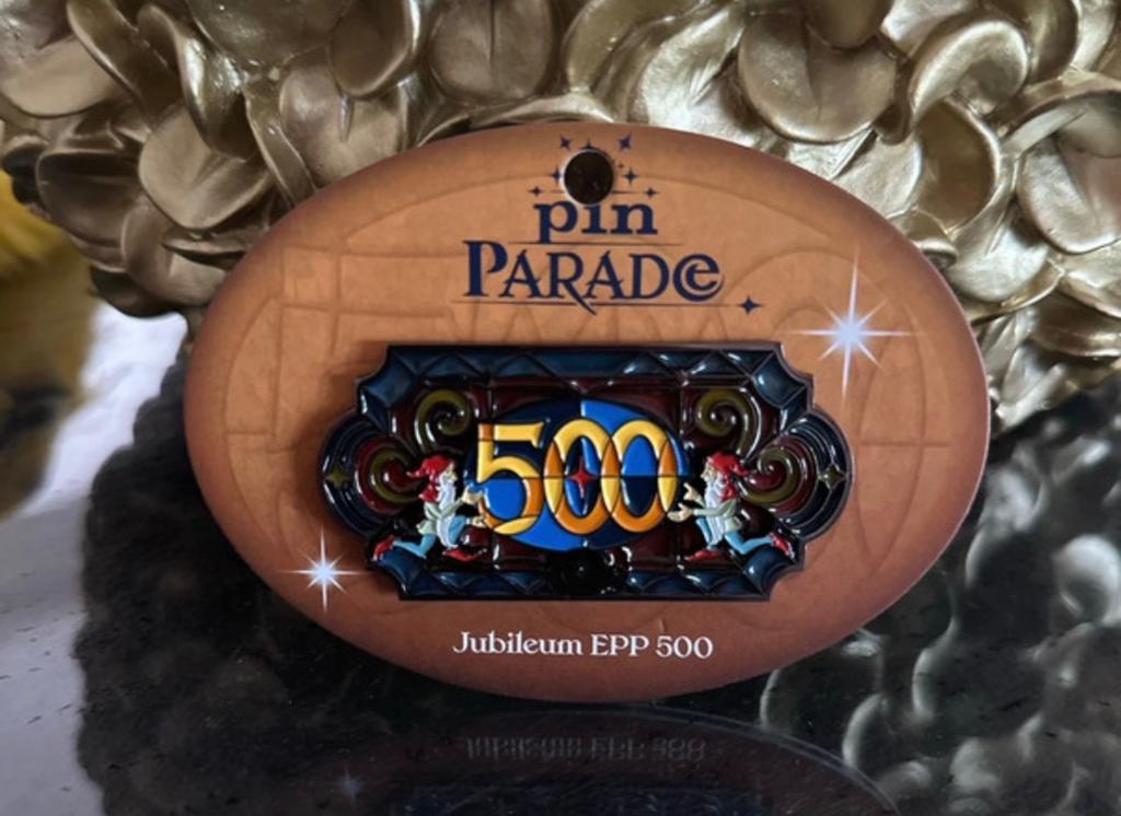 Efteling Pin Parade Jubileum EPP 500, Verzamelen, Ophalen of Verzenden, Nieuw, Button of Speldje