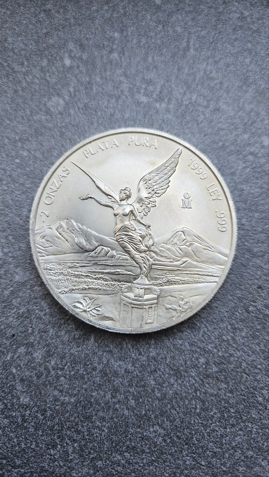 zeldzame 2 ounce libertad 1999, Postzegels en Munten, Edelmetalen en Baren, Ophalen of Verzenden, Zilver