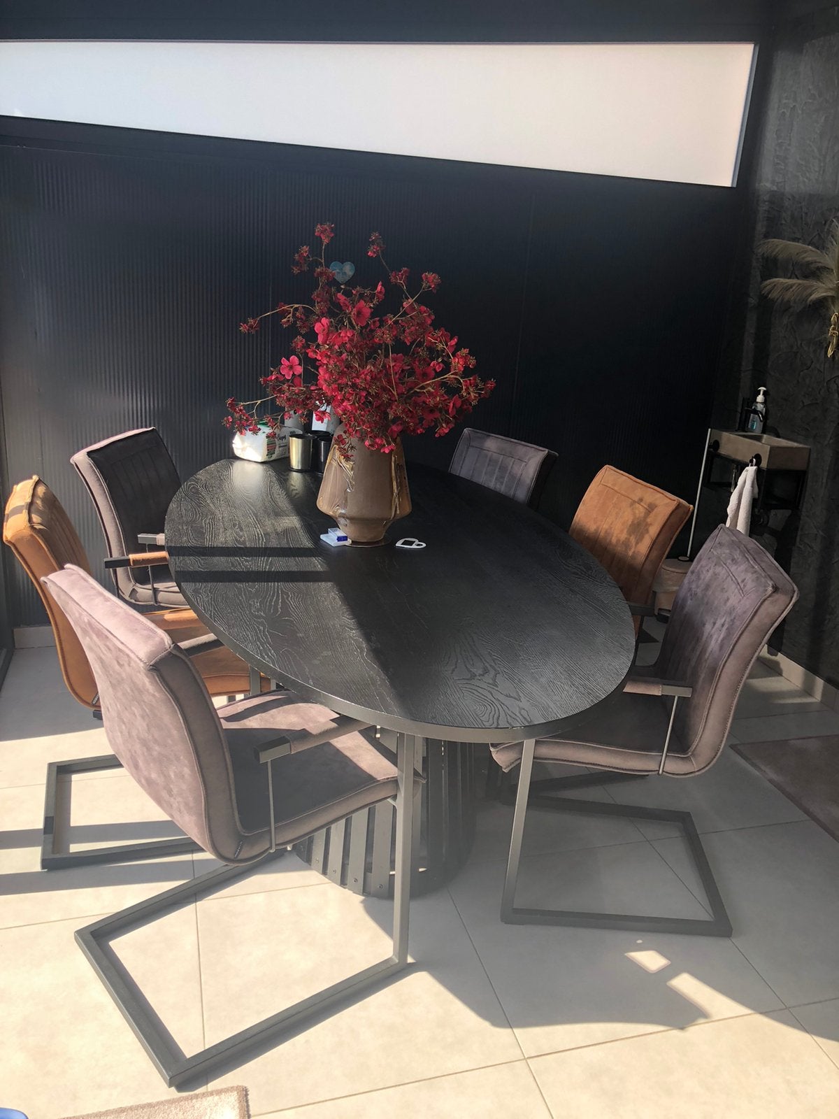 Eettafel incl. Stoelen  verhouden meubels, Ophalen, Gebruikt, Eettafel incl stoelen, 4 tot 6 stoelen